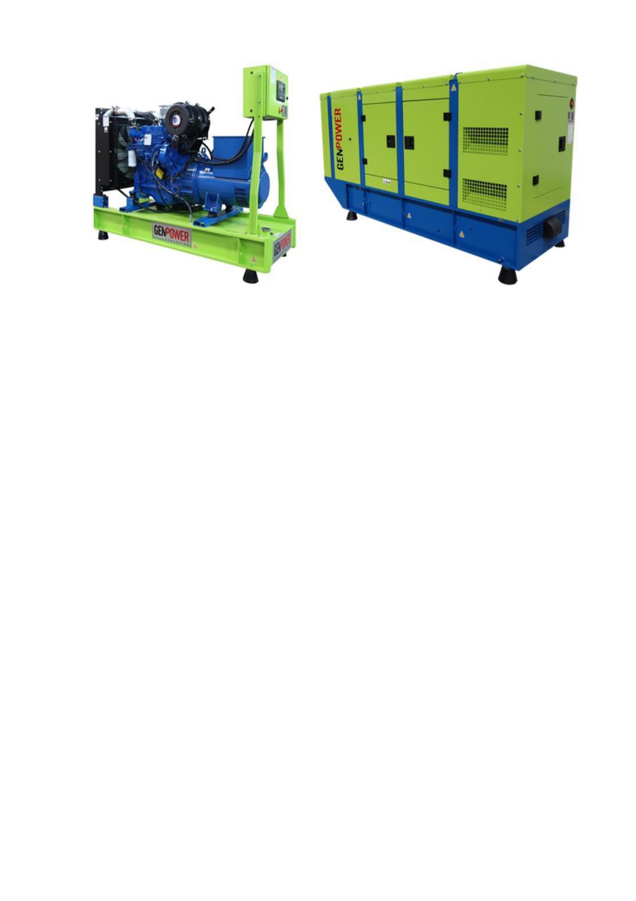 Дизельний генератор GENPOWER GNT 155